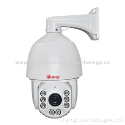 Intelligent IR Middle Speed PTZ Dome Camera with 480TVL Resolution, 256-preset